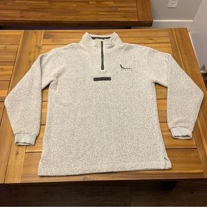 Vintage 90s Prairie Mountain Alaska Mountain Quarter Zip Pullover Large USA Gray